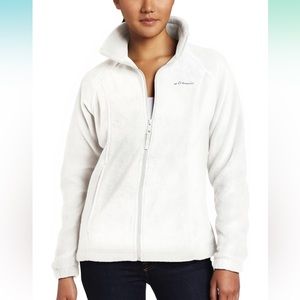 Columbia - White Benton Springs Fleece Full Zip Up Jacket